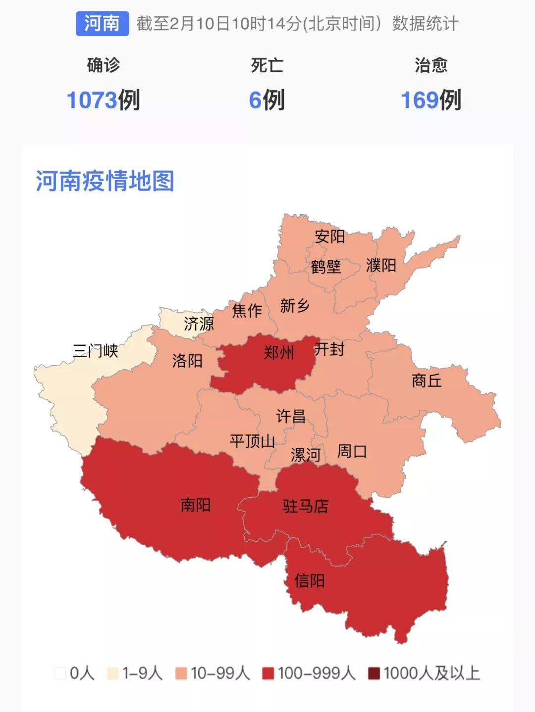 截至2月9日24时河南省新型冠状病毒肺炎疫情最新情况:新增40例,治愈36